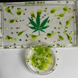 Smoker rolling tray set