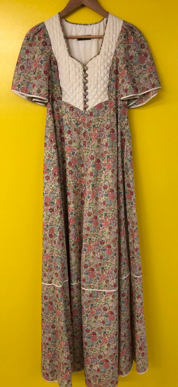 1970's Anna Belinda Prairie style full length maxi