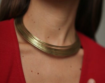 Messing-Choker – ein kunstvolles Meisterstück für individuellen Stil - Choker Kette