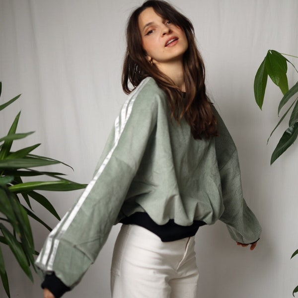 Pull oversize vert menthe, pull streetwear, pull cordon, pull stylé inactif