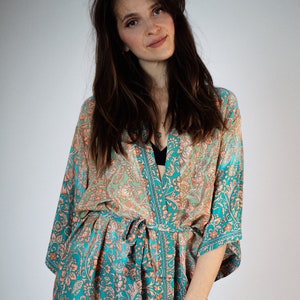 Kimono Robe, Dressing Gown, Vintage Kimono, Bridal Robe, Boho Kimono, Loungewear