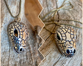 Snake necklace # Serpent Symbol #  Snake circle Pendant # Boho jewelry Chain pendant  # symbolism # snake pendant # statement necklace