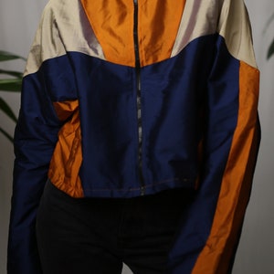 Vintage Trainingsjacke Vintage Jacke Festivaljacke Fallschirmstoff Jacke Bild 3