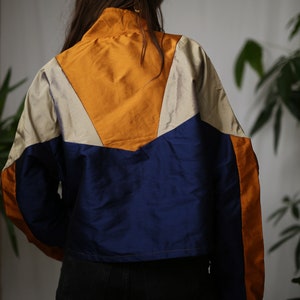 Vintage training jacket vintage jacket festival jacket parachute fabric jacket image 2