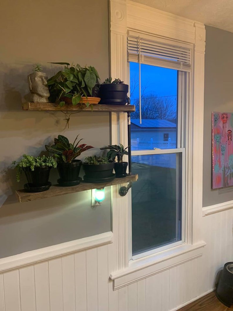 Double Rotating Plant Shelf Etsy