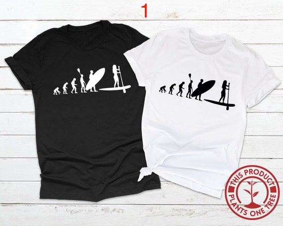 Stand Up Paddling T-Shirt Evolution Tshirt Sup Tee Gift Stand Up Paddling T-Shirt Evolution Tshirt Sup Tee Gift
