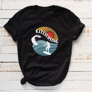 Kitesurf T-Shirt - Kitesurfing Gift - Premium Unisex Classic Fit Shirt - Kitesurfer Father&#39;s Day Gift S0024