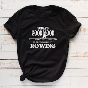 Lustiges Ruder-Shirt - Die gute Laune von heute wird durch Rudern gesponsert - Premium Unisex Classic Fit T-Shirt, Ruderer Geschenk S0041