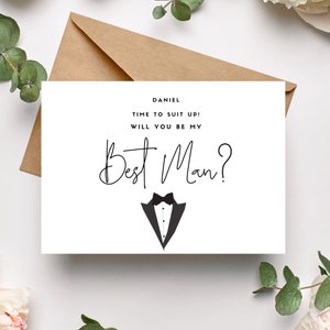 Cartão de proposta de padrinho - Cartão de padrinho personalizado - Proposta de padrinho - Cartão Usher - Cartão de casamento