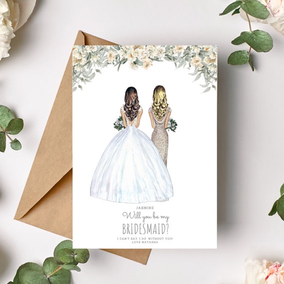 Maid Of Honor Proposal Cards & Templates - View #2