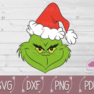 Grinch, Christmas Grinch, Mean Grinch, Grinch Face Svg, Christmas Svg, Grinch Svg, Christmas Cut File, Merry Christmas SVG, Team Grinch