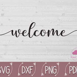 Welcome Svg, Home Decor Svg, Welcome Sign Svg, Welcome Wooden Decor, Front Door Svg, Greeting Svg, Wedding Sign Svg, Welcome Cut File
