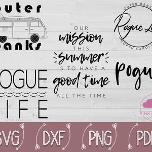 Outer Banks Svg Bundle 5 Designs, Pogue Life Svg Bundle, Outer Banks Svg, Outer Banks Shirts, Pogue Life Svg, Outer Banks, Outerbanks Svg