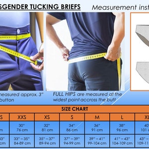 Transgender tucking briefs gaff underwear mtf crossdressing shorts cotton lining lingerie image 9