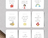 Kids Bible affirmation cards, Affirmation Cards for Kids, Montessori Flashcards, Kids self-love cards, Bible-based affirmations for kids