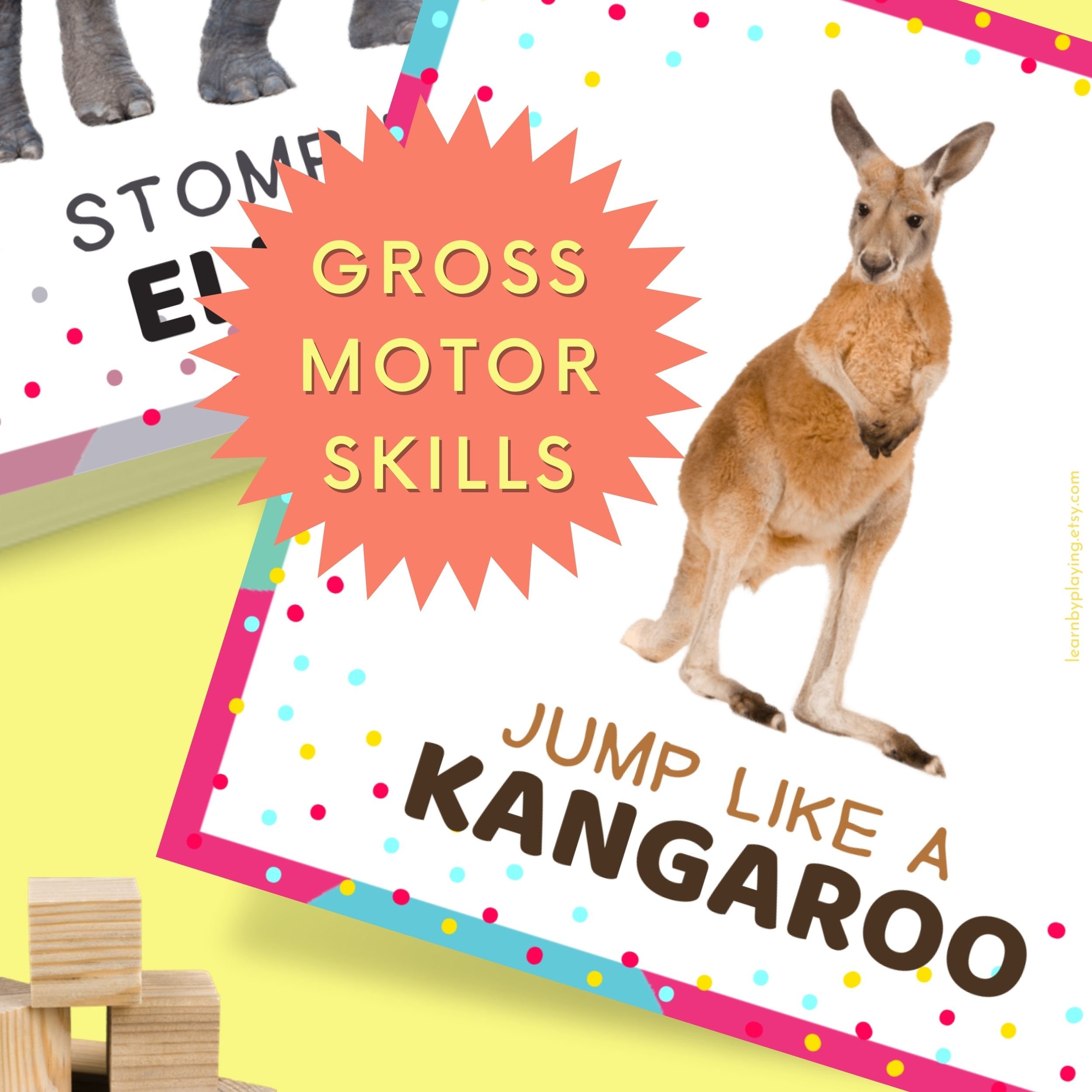 Move like an Animal Montessori Cards Dear Zoo Toddler Game | Etsy