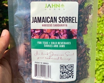 Jamaican Sorrel, Hibiscus Tea 2 ounce Packs, Roselle, Hibiscus Sabdariffa