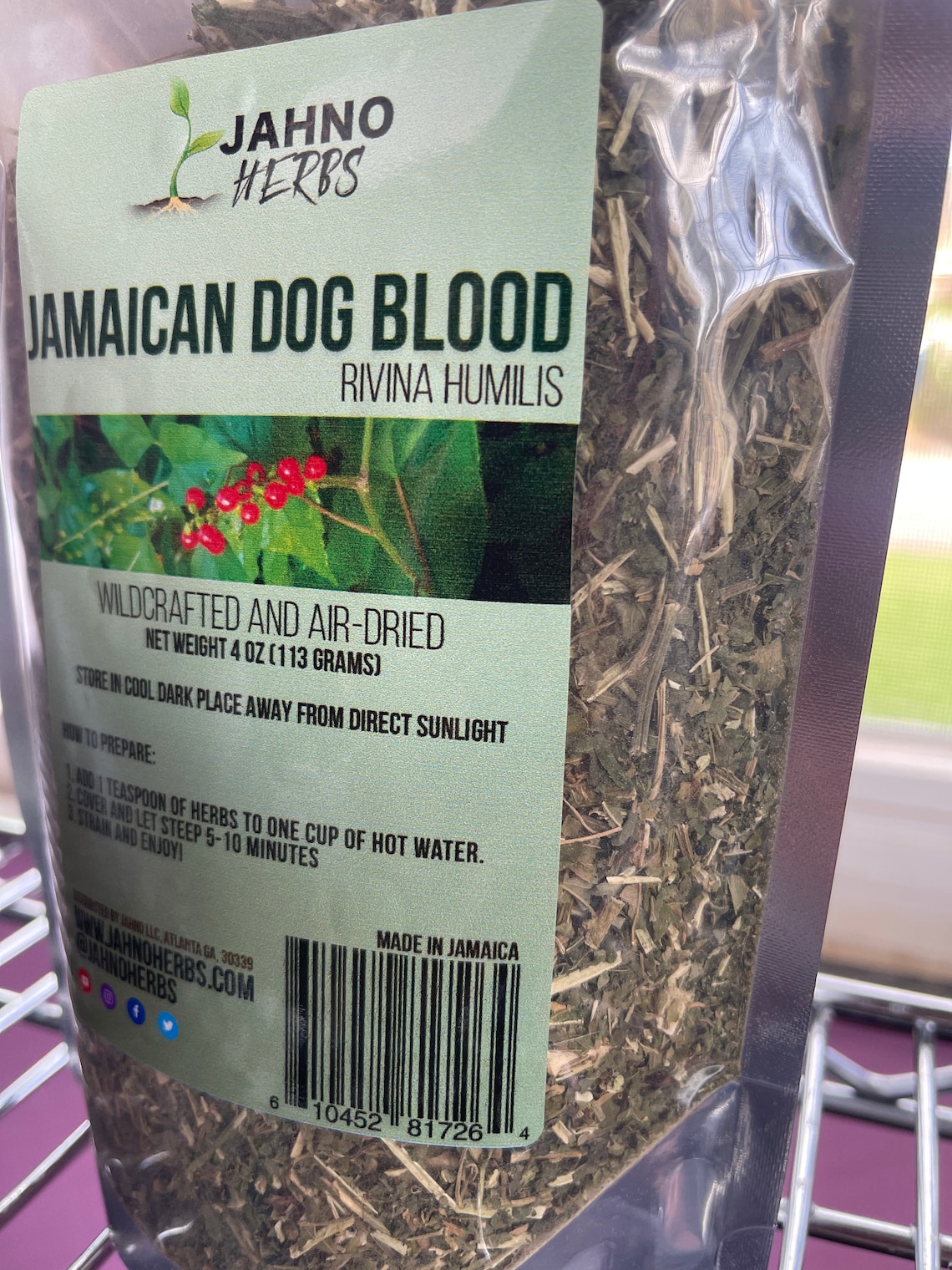 Jamaican Dog Blood Herb fertility Support Herb Rivina Etsy