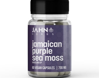 Jamaican Purple Irish Sea Moss Capsules - Vegan