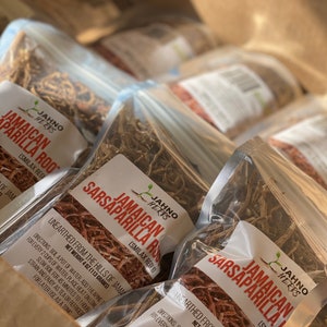 Jamaican Sarsaparilla Roots, Wildcrafted, Cut and Sifted