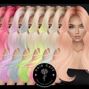 Pack 003 Imvu Hair Texture