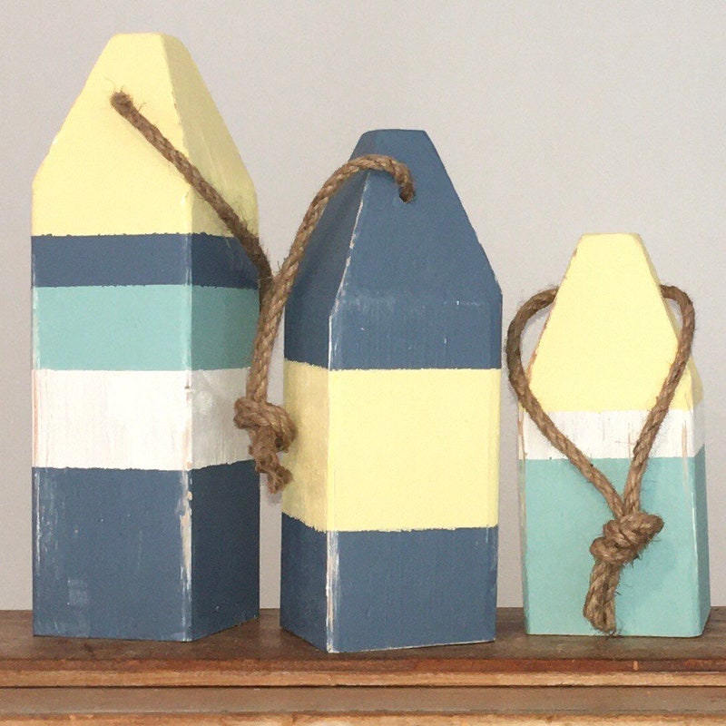 Coastal End Table Painted - Etsy