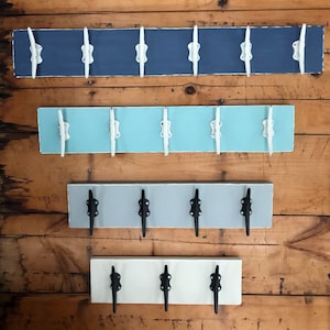 Coastal Cleat Rack, Key Holder, Beach Decor, Coastal Key Rack