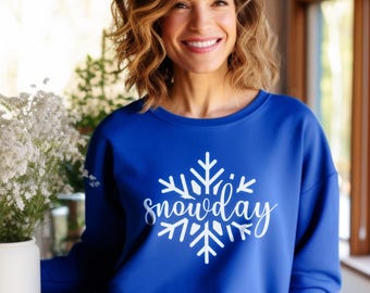 Sweat-shirt enneigé, Vêtements d'hiver confortables, Cadeau des Fêtes, Sweat-shirt de Noël