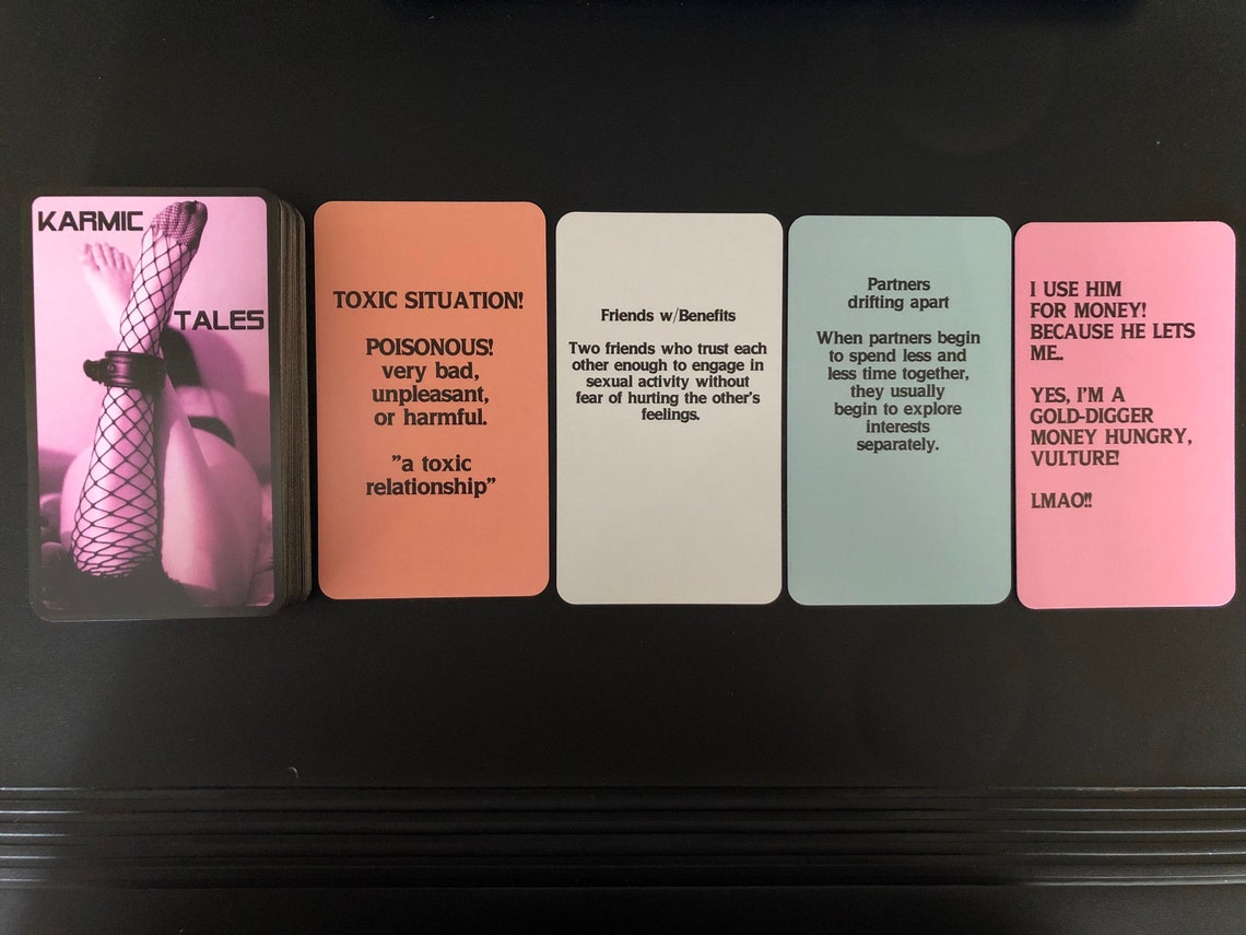 Oracle Cards KARMIC TALES | Etsy