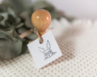 Stempel "Osterhase mit Brille"