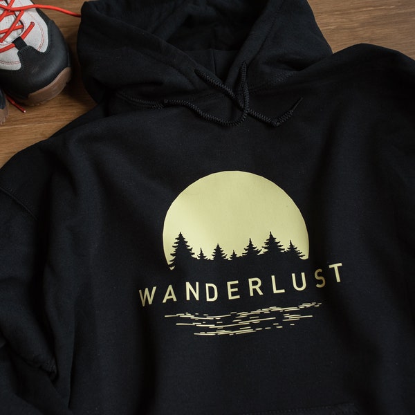 HOODIE - WANDERLUST - Der Hoodie für alle Wanderfreunde - inkl. Versand