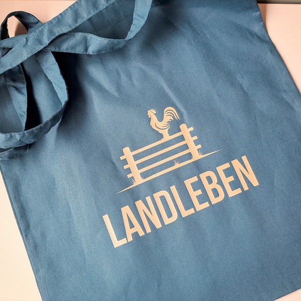 Baumwolltasche "Landleben"