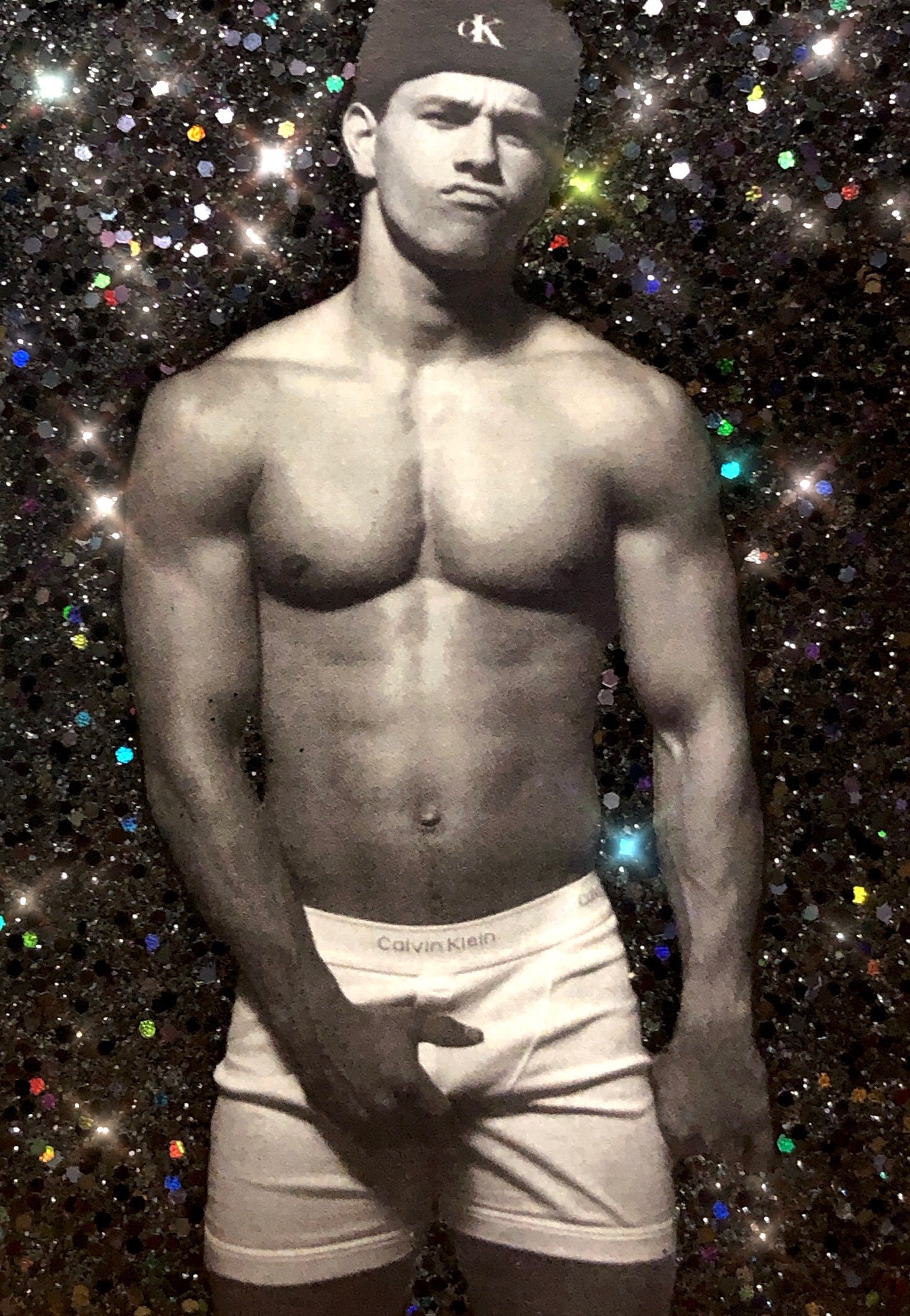 MARK WAHLBERG calvin Klein Underwear Glittered - Etsy Ireland