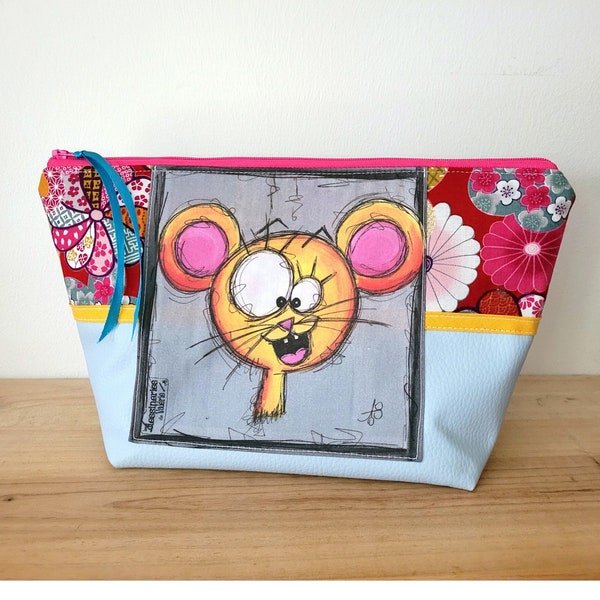 Trousse toilette simili souris