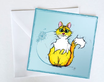 Cat card "Samy"