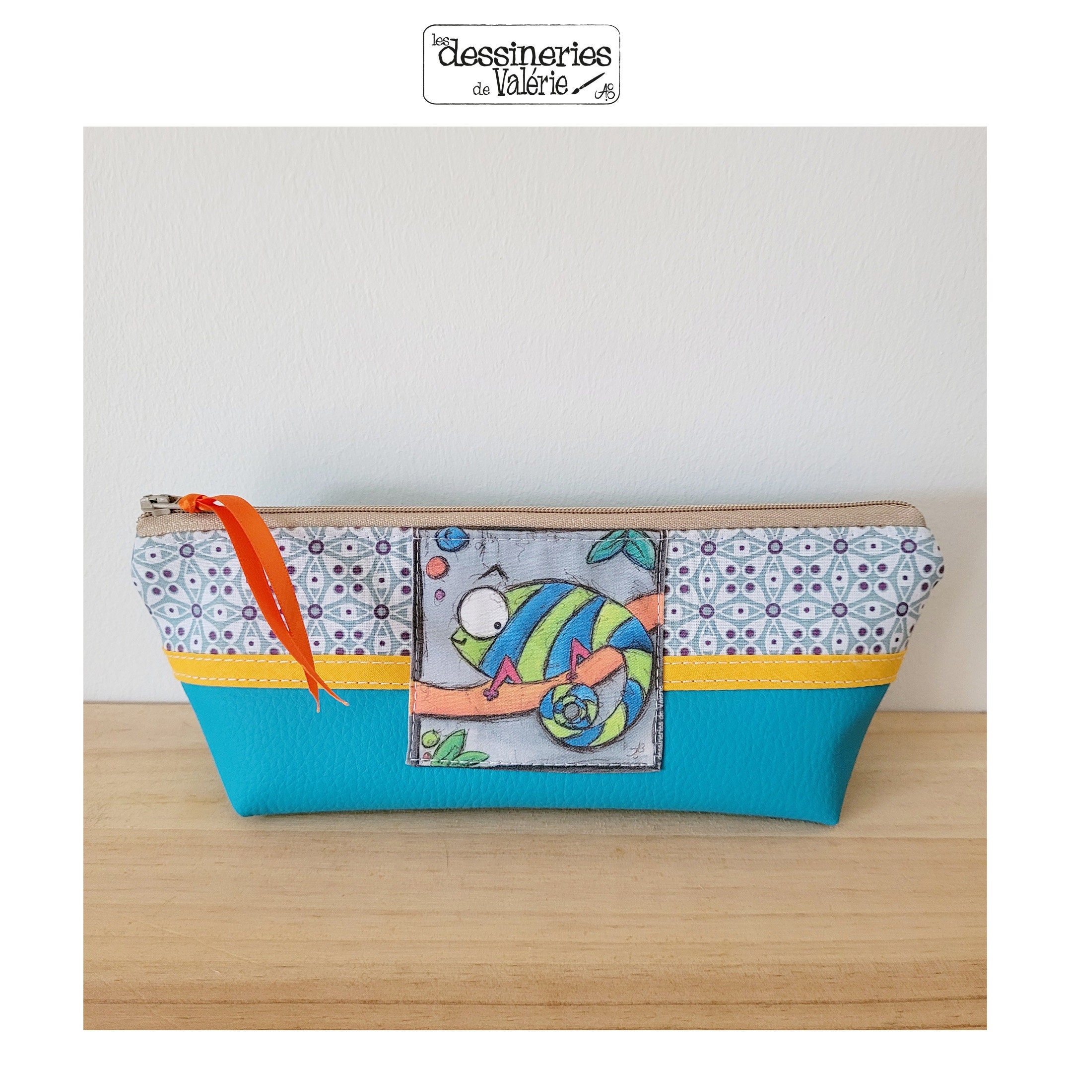 Trousse Simili Déco Caméléon