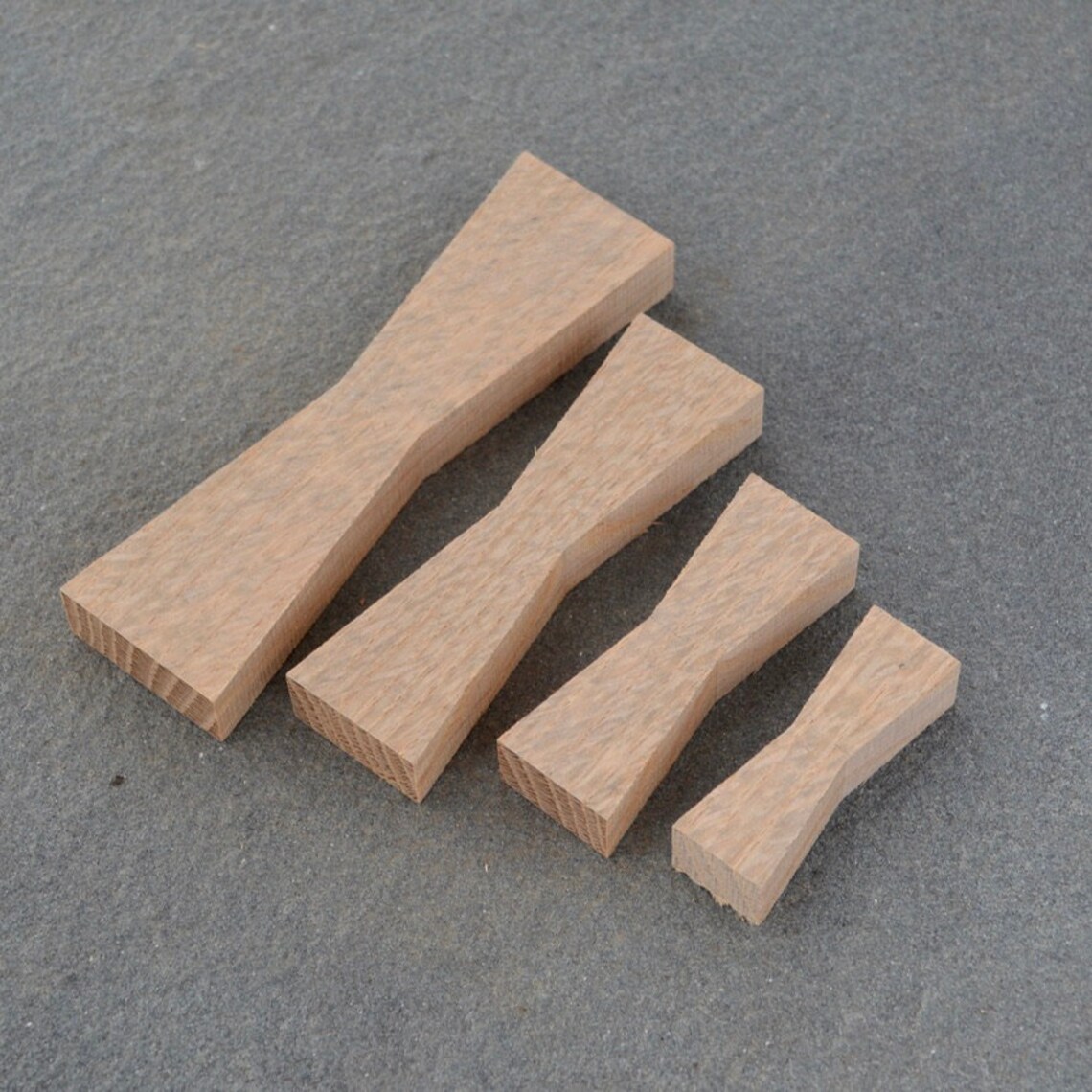 Ray Fleck White Oak Curated Set 4 Bow Tie Inlays Etsy