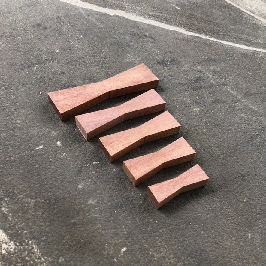 Purple Bulletwood Single Bowtie Wood Inlay - Etsy