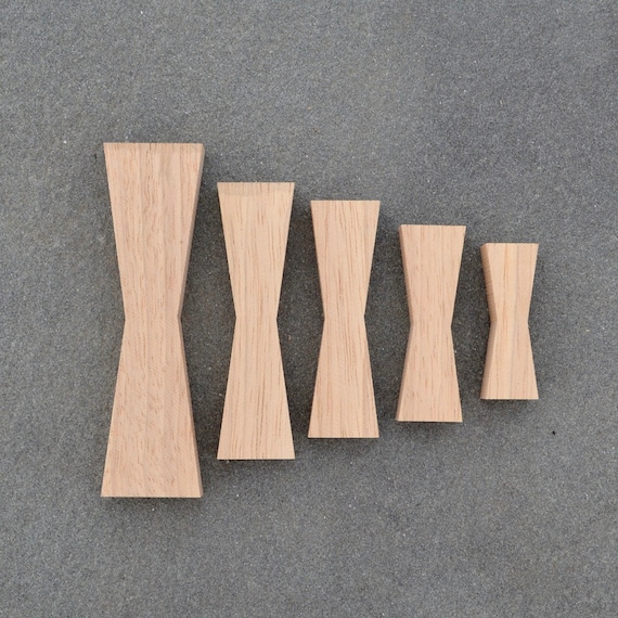 Malaysian Oak Rubberwood Single Bowtie Inlay Etsy Nederland