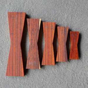 Cocobolo Numbered Single BowTie Wood Inlay Dutchman