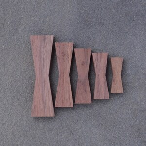 Birdseye Black Walnut Single Bow Tie Inlay Stitcher
