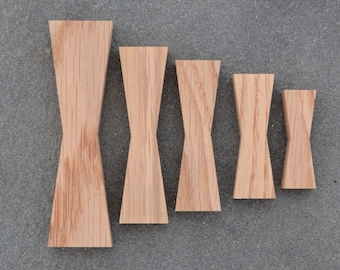 White Oak Single Bow Tie Wood Inlay
