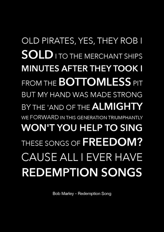 Bob Marley Redemption Song