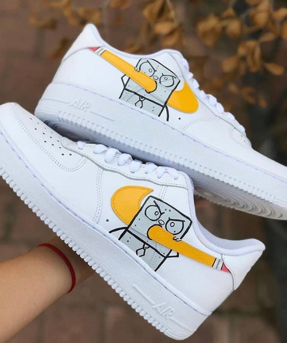 nike air force 1 spongebob