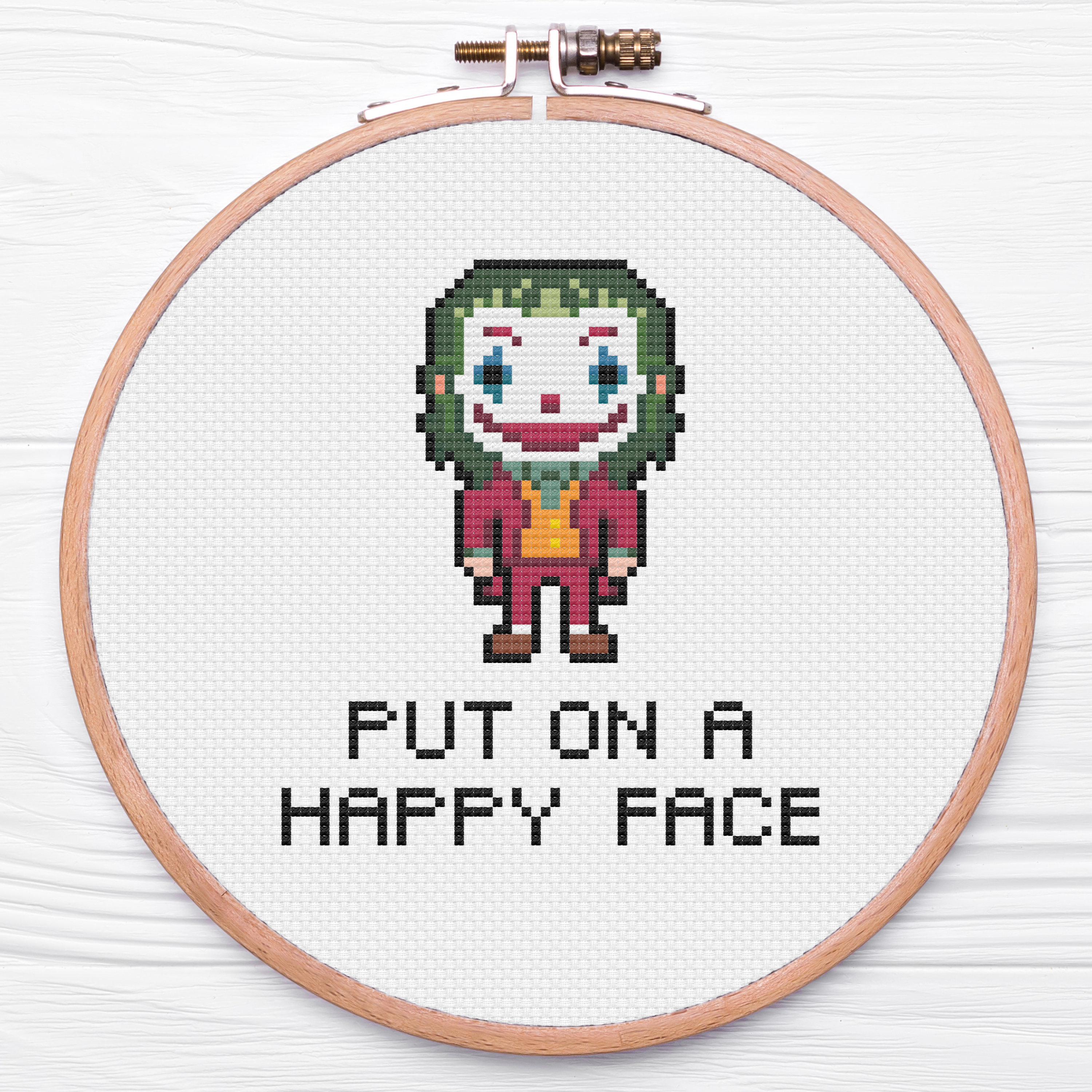 The Joker Pixel Art – BRIK