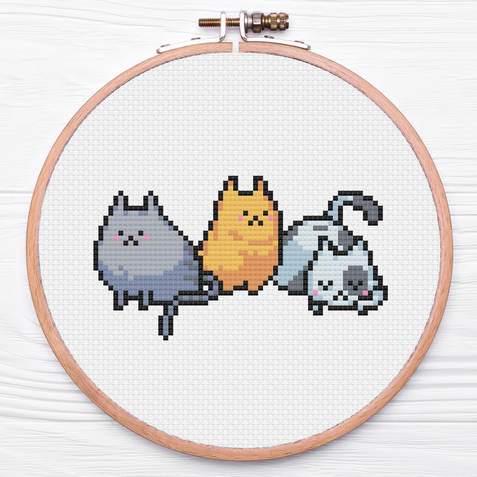 Cats Cross Stitch Pattern PDF Download Etsy