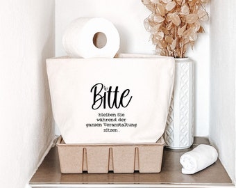 toilet paper storage basket / toilet paper holder