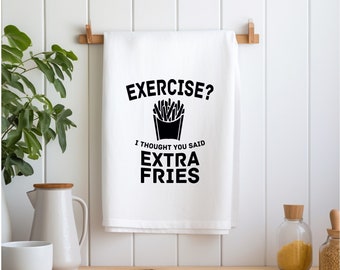 Tea towel with different lettering or as desired | kitchen towel | washing up | funny gift