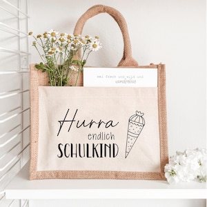 kleine Geschenktasche zur Einschulung