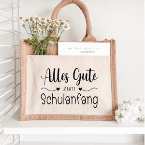 kleine Geschenktasche zur Einschulung